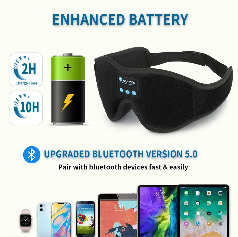 Masque Relaxant Bluetooth 3D