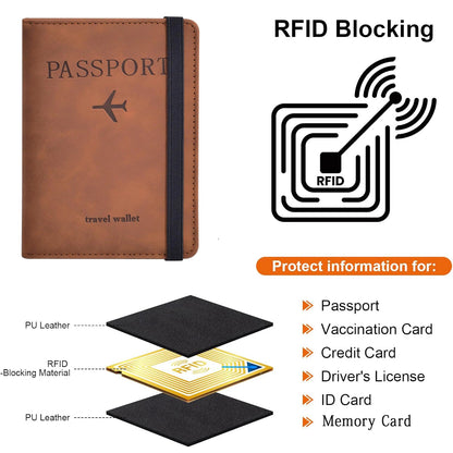 Porte Passeport élégant avec Protection RFID